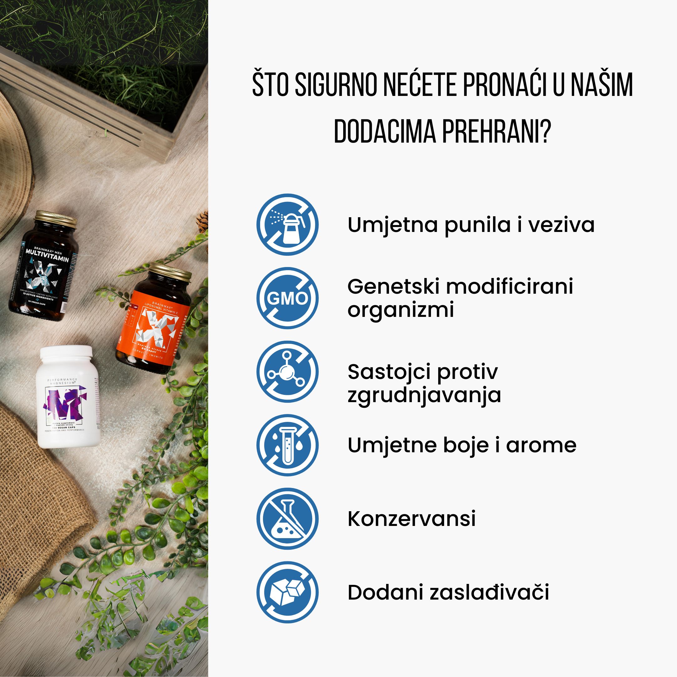 (Chorvatština) Co v našich potravinách nenajdete (1)